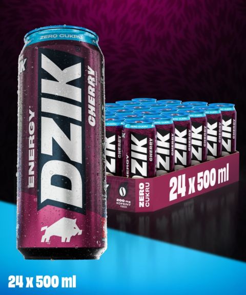 DZIK® ENERGY CHERRY 500ml 
