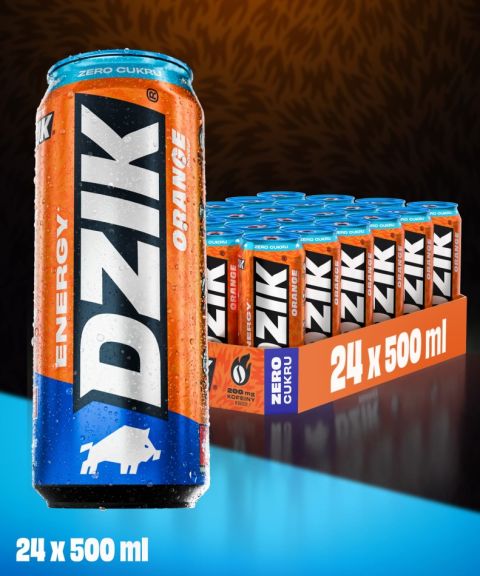 DZIK® ENERGY ORANGE 500ml 