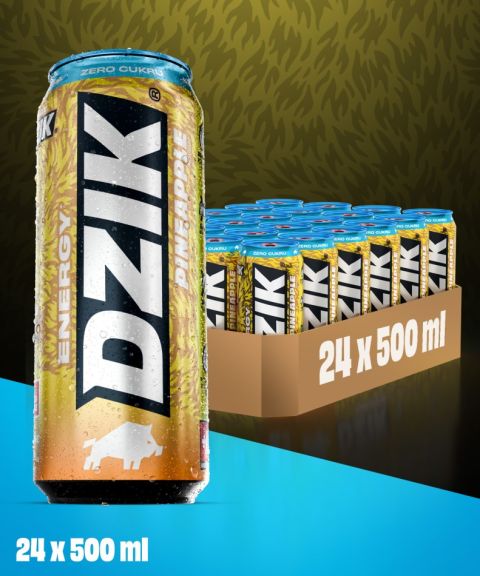DZIK® ENERGY PINEAPPLE 500ml