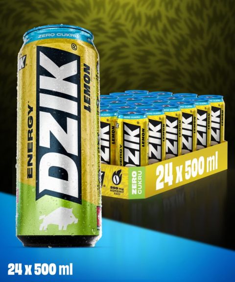 DZIK® ENERGY LEMON 500ml
