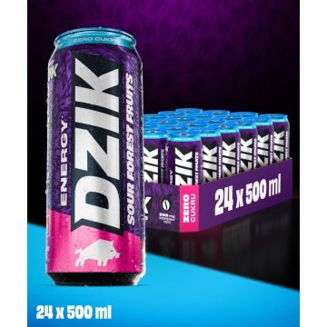 DZIK® ENERGY SOUR FOREST FRUITS 500ML