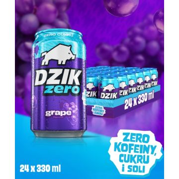 DZIK® ZERO GRAPE 330ml