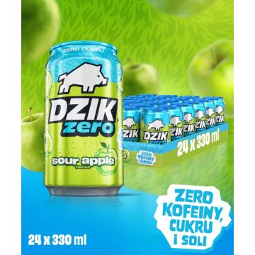 DZIK® ZERO SOUR APPLE 330ml
