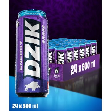 DZIK® ENERGY GRAPE 500ml