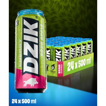 DZIK® ENERGY SOUR APPLE 500ml